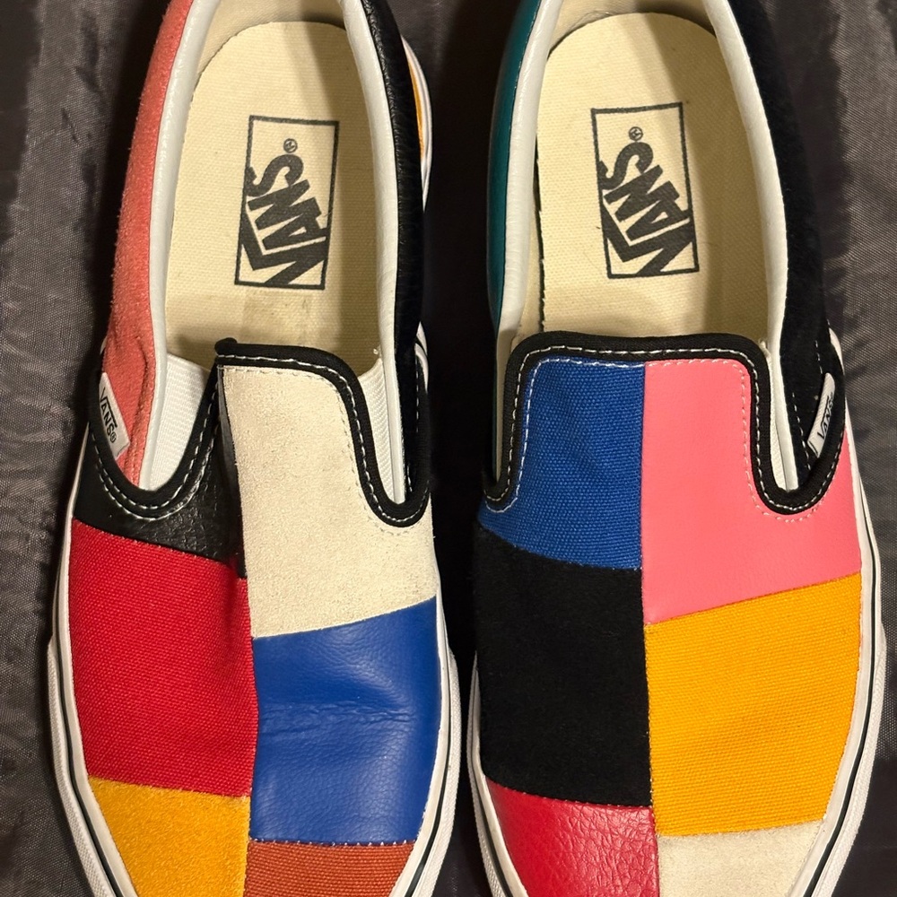 Vans Multicolor Patchwork Slip-Ons - image 8